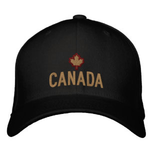 Canadian Maple Leaf Embroidery Canada Embroidered Hat