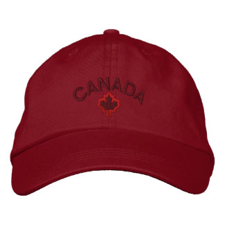 Canadian Maple Leaf Embroidery Canada Embroidered Hat