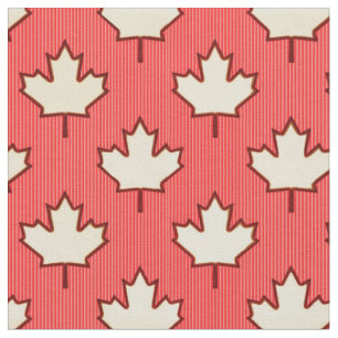 Canadian Maple Leaf Fabric