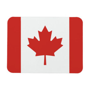 Canadian Maple Leaf Flag Magnet