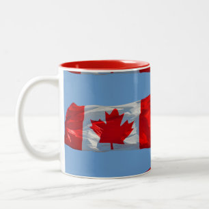 Canadian Maple Leaf Flag Patriotic Mug