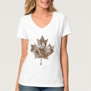 Canadian Maple Leaf Grunge Style CANADA T-Shirt