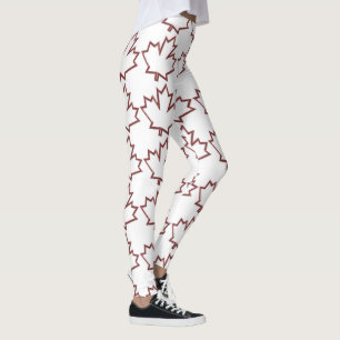 Canadian Maple Leaf Leggings