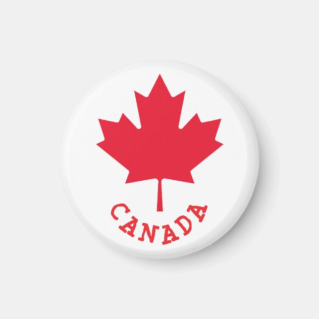 Canadian Maple Leaf Magnet (Front)