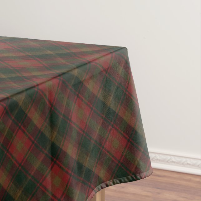 Canadian Maple Leaf Original Tartan Tablecloth (In Situ)