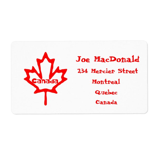 Canadian Maple Leaf-Red (Front)