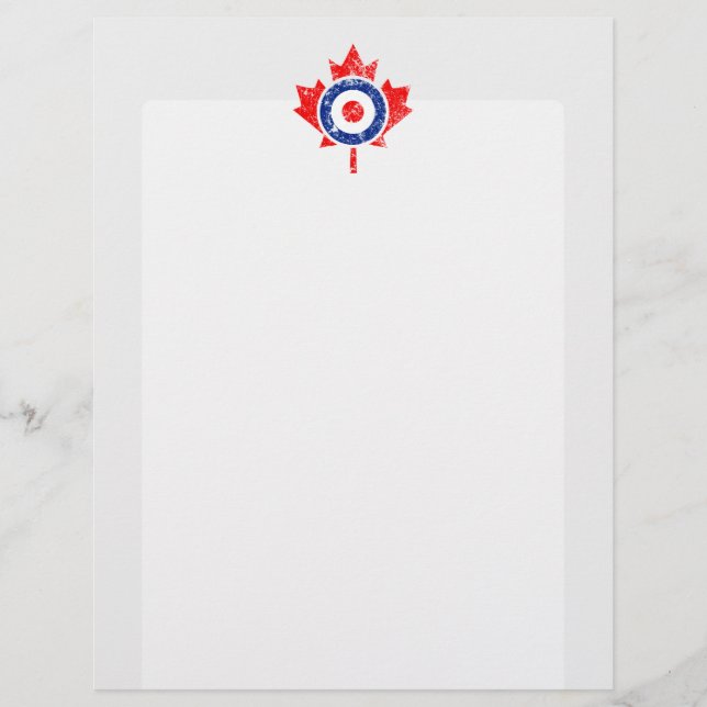 Canadian Maple Leaf Roundel Grunge Mod CANADA (Front)