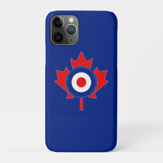 Canadian Maple Leaf Roundel Mod BLUE iPhone 11 Pro Case