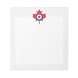Canadian Maple Leaf Roundel Mod CANADA Notepad