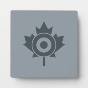 Canadian Maple Leaf Roundel Mod CANADA Plaque