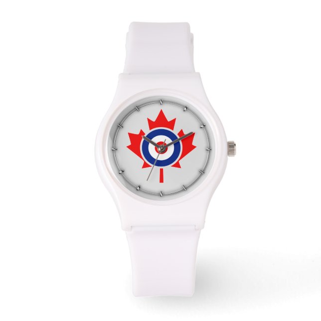 Canadian Maple Leaf Roundel Mod CANADA Watch (Front)
