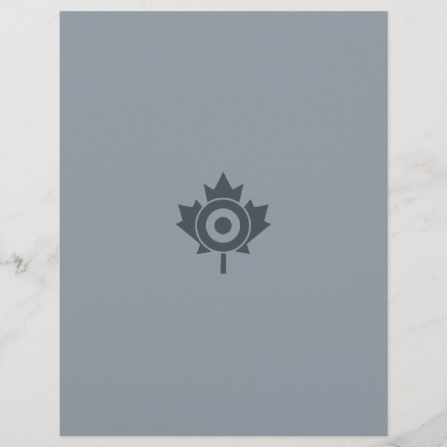 Canadian Maple Leaf Roundel Mod Graphic (Front)