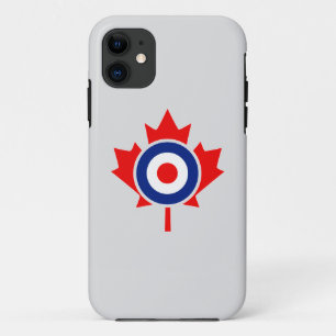 Canadian Maple Leaf Roundel Mod Style Tag Case-Mate iPhone Case