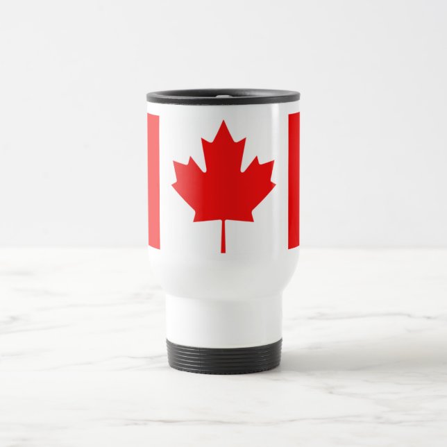 Canadian Maple Leaf Travel Mug (Center)