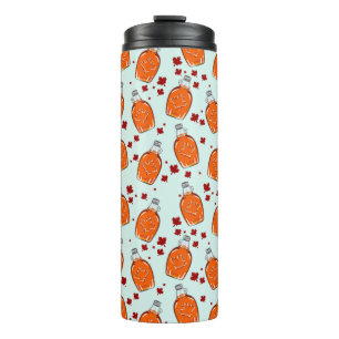 Canadian Maple Syrup Pattern Thermal Tumbler
