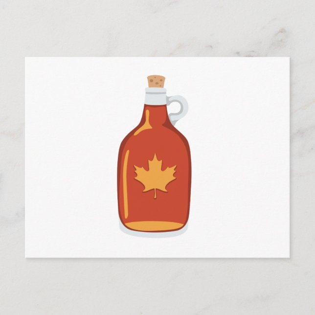 Canadian Maple Syrup Postcard (Front)