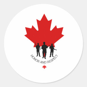 Canadian Military Veteran Sticker