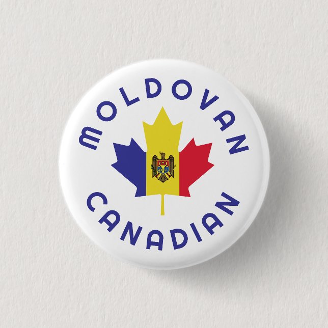 Canadian Moldovan  Roots 3 Cm Round Badge (Front)