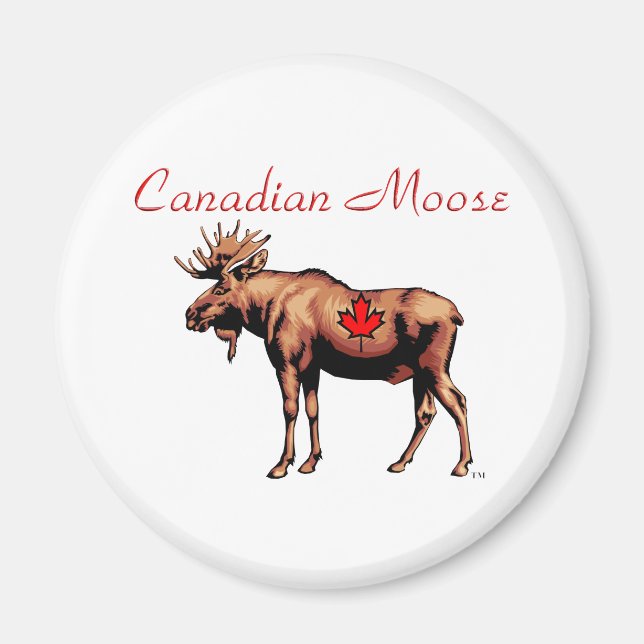 Canadian Moose Magnet (Front)