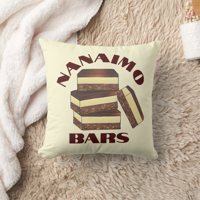 Canadian Nanaimo Bars Canada British Columbia Food Cushion (Blanket)
