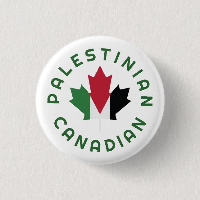 Canadian Palestinian   Roots 3 Cm Round Badge (Front)