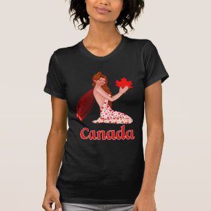 Canadian Pixie with Maple Leaf T-Shirt