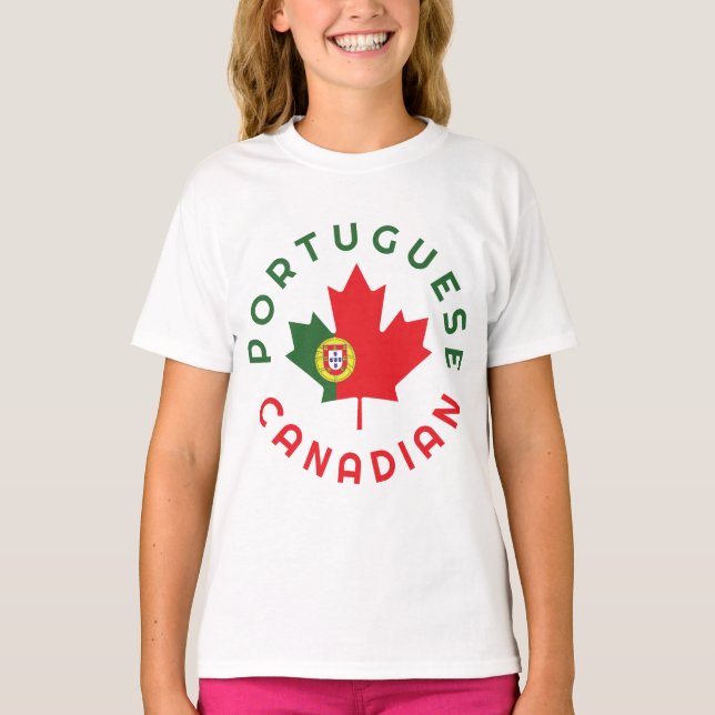 Canadian Portuguese   Roots  T-Shirt (Front)