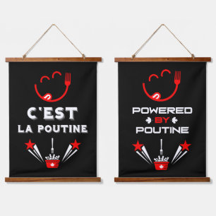 Canadian Poutine Festival Hanging Tapestry