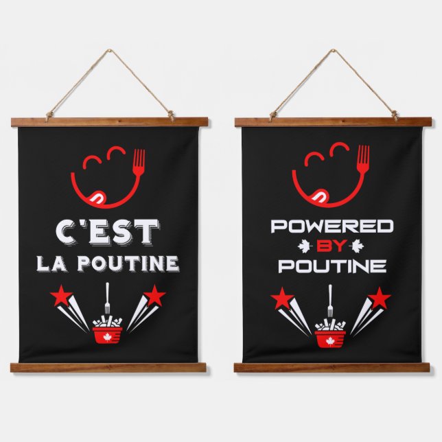 Canadian Poutine Festival Hanging Tapestry (Double)