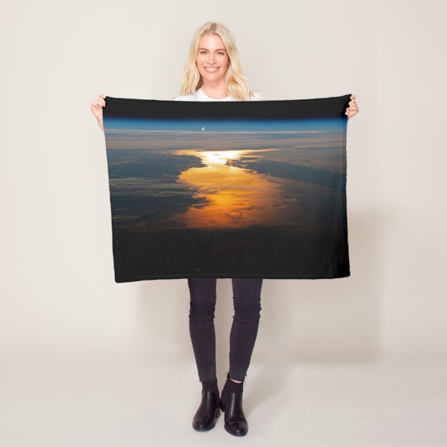 Canadian Provinces Of Newfoundland And Labrador. Fleece Blanket (In Situ)