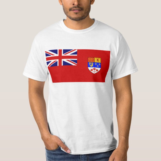 Canadian Red Ensign flag T-Shirt (Front)