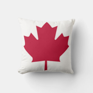 Canadian red Maple Leaf Pillow