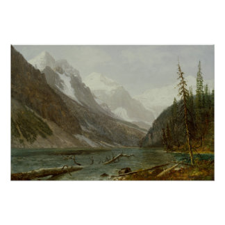 Canadian Rockies (1889) - Albert Bierstadt Poster