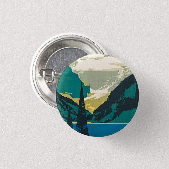Canadian Rockies Button (Front & Back)