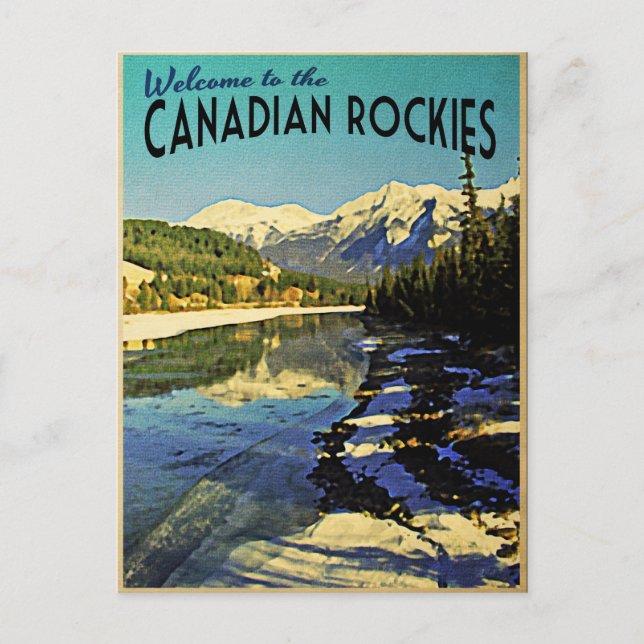 Canadian Rockies Postcard (Front)
