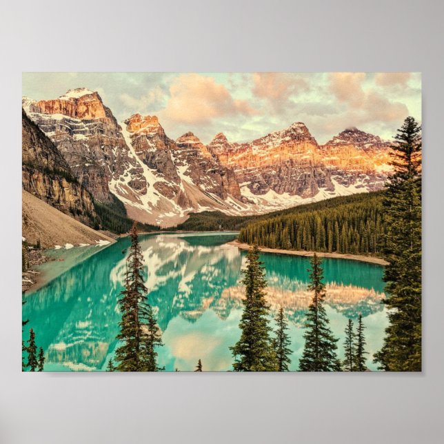 Canadian Rockies stylised Poster (Front)