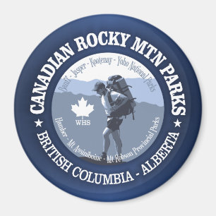 Canadian Rocky Mountain Parks Magnet