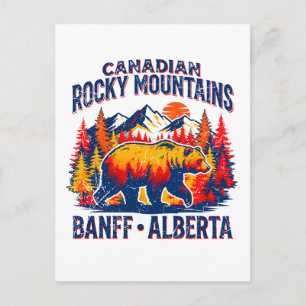 Canadian Rocky Mountains Banff Alberta Wildlife Postcard