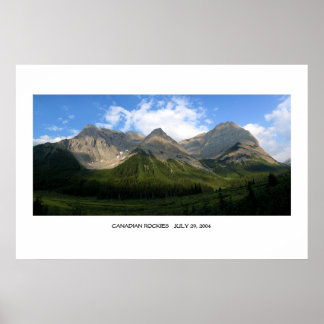Canadian Rocky Mountains Poster