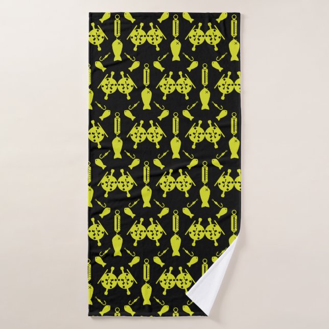 Canadian Salmon Fishing Bath Towel (Bath Towel)