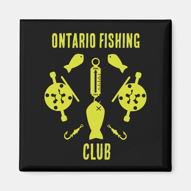 Canadian Salmon Fishing Magnet (Front)