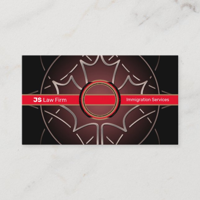 Canadian Services Business Card (Front)