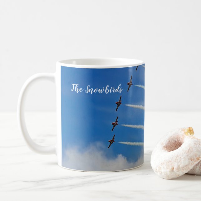 Canadian Snowbirds mug (With Donut)