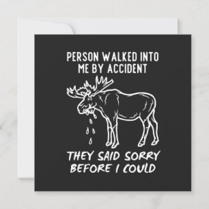 Canadian Sorry Moose  Card