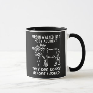 Canadian Sorry Moose Mug