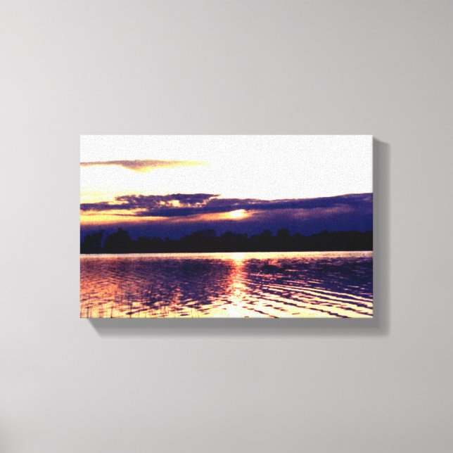 Canadian Sunset Canvas Print (Front)