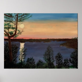 "Canadian Sunset" Poster