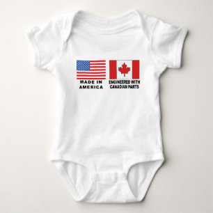 Canadian T-Shirt Baby Bodysuit