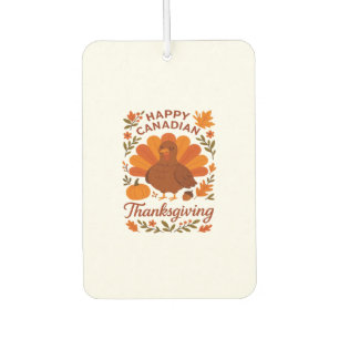 Canadian Thanksgiving Autumn Celebration Classic T Car Air Freshener