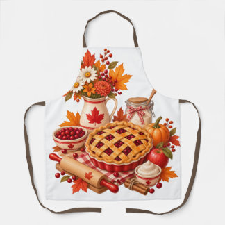 Canadian Thanksgiving Pie Social Apron